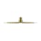 Kibi Circular 10 Metal Ultra Thin Profile Rain Shower Head 1.75 GPM - Brushed Gold SH1001BG - alternate 8